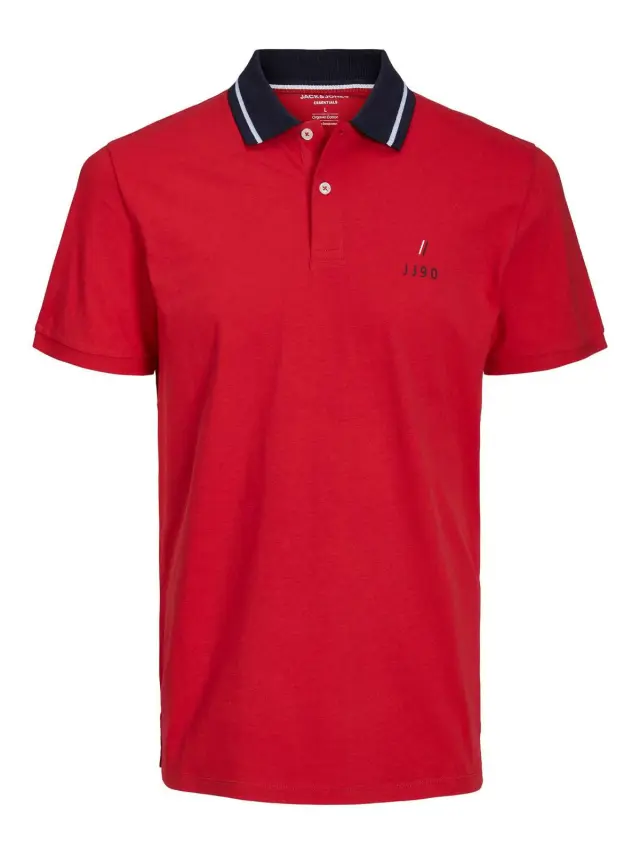 JJEJOE JERSEY POLO SS NOOS True Red