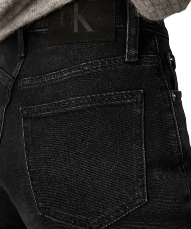 Calvin Klein - Γυναικείο Παντελόνι Mom Jeans J20J224035-1BY Μαύρο 3