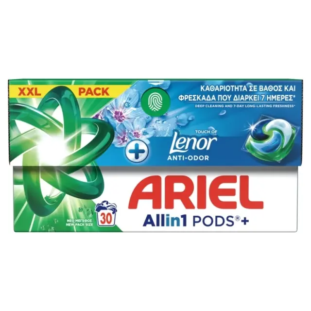 Ariel Pods All in 1 Touch Of Lenor 30 τεμαχίων