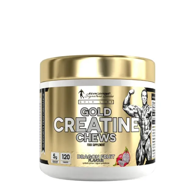 Kevin Levrone Gold Line Creatine Chews Dragon Fruit, 120 Tablets