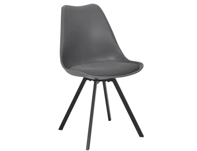 Καρέκλα Αtom Home Deco Factory με διαστάσεις 52x47x82cm - Grey HD0484 2