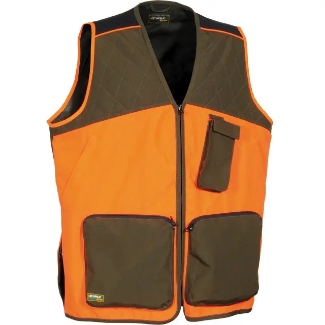 Κυνηγετικό Γιλέκο Cofra Zivat clay brown/orange