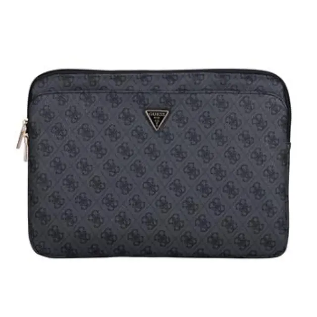 Guess PU 4G Triangle Logo Sleeve for Notebook 14" Black