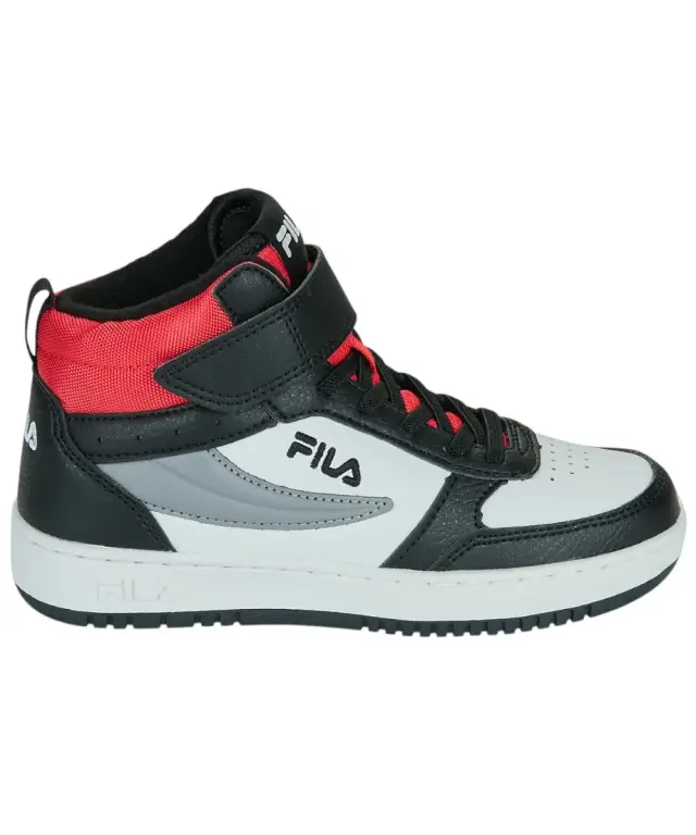 Fila - Παιδικά Sneakers Regan F Mid FFK0229-13366 Μαύρο/Κόκκινο/Γκρι - 30
