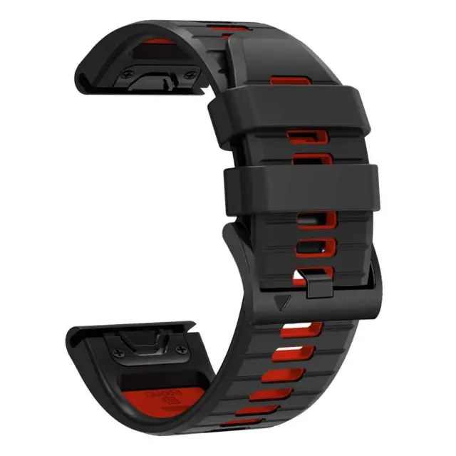 Tech-protect Iconband Pro Garmin Fenix 5x / 5x Plus / 6x / 6x Pro / 7x / 8 / 8 Pro / 9 / 9 Pro (51 Mm) Black/red 3