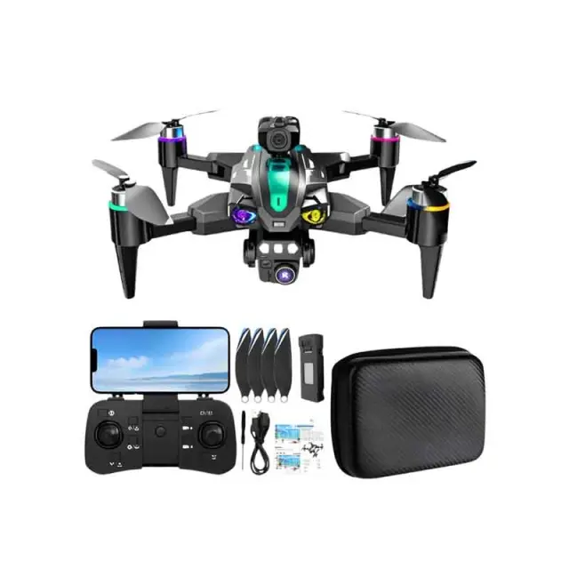 Andowl Drone 4K Ultra HD Με Κάμερα, RGB Φωτισμό Και Χειριστήριο Μαύρο SKY-769 - Drone HD Camera 4K 075033 3
