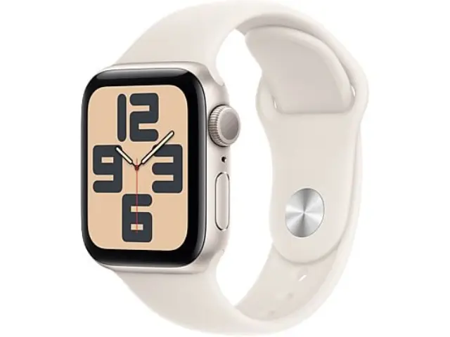 APPLE Watch SE GPS 40mm Starlight Sport Band M/L Smartwatch Starlight Aluminium