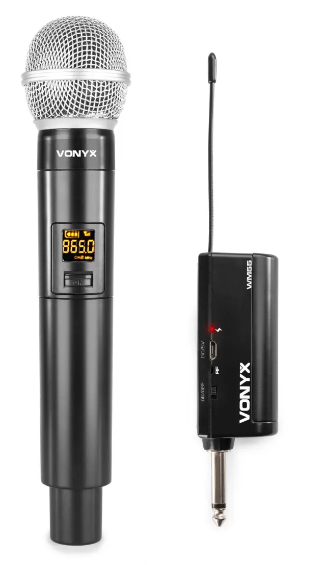 VONYX WM55 ΑΣΥΡΜΑΤΟ ΜΙΚΡΟΦΩΝΟ PLUG&PLAY UHF 2