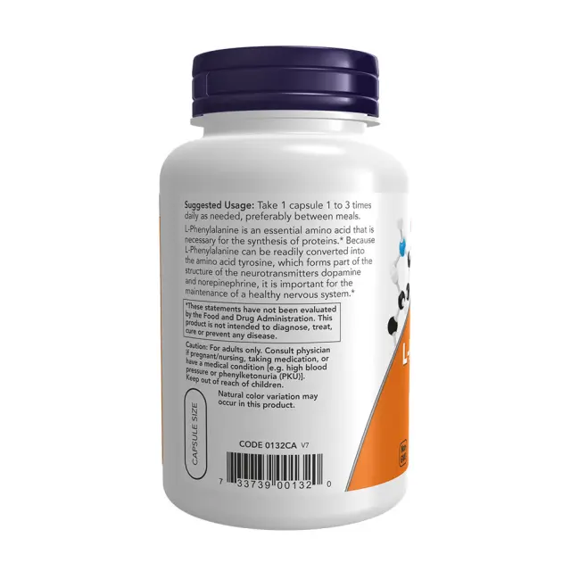 Now Foods Phenylalanine 500 mg 3
