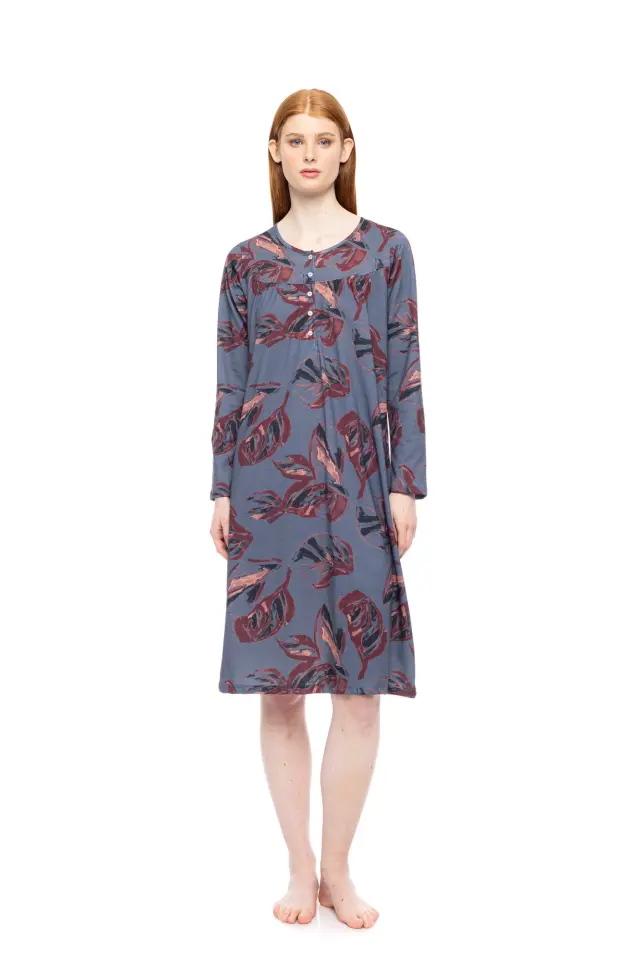 W1725 - Type - NIGHTGOWN CLASSIC WINTER BLOOM
