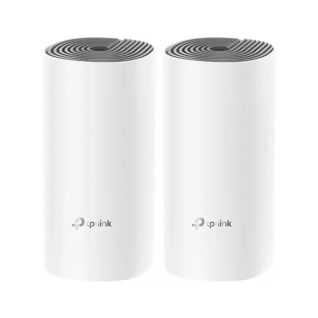 Tp-Link WiFi Mesh Network Access Point Wi‑Fi 5 Dual Band (2.4 & 5GHz) Deco E4 v1 2pack (DECO E4(2-Pack))