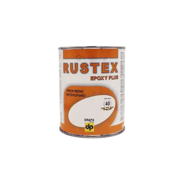 Drapa Rustex Epoxy PLUS Ενισχυμένο Εποξικό Αστάρι Μετάλλων Πορτοκαλί Σατινέ 1 kg