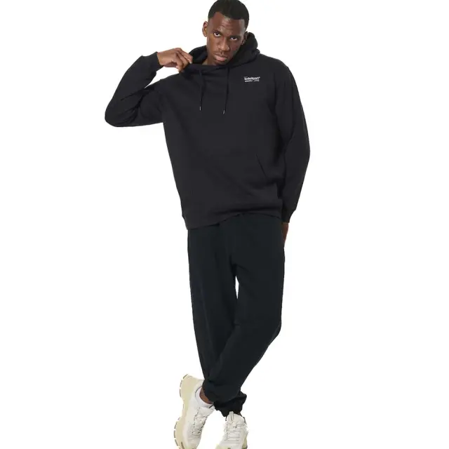 Body Action Men's Soft Fleece Hoodie Μαύρο 063517-01 (Body Action) 2