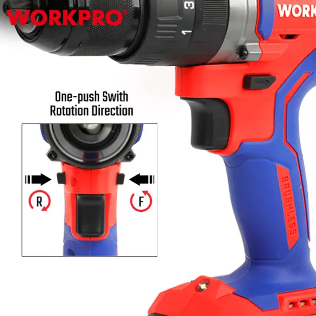 WORKPRO ΕΠΑΝΑΦΟΡΤΙΖΟΜΕΝΟ ΔΡΑΠΑΝΟΚΑΤΣΑΒΙΔΟ ΚΡΟΥΣΤΙΚΟ 20V-Li BL 60Nm SOLO** WP390005 (PROFI) 3