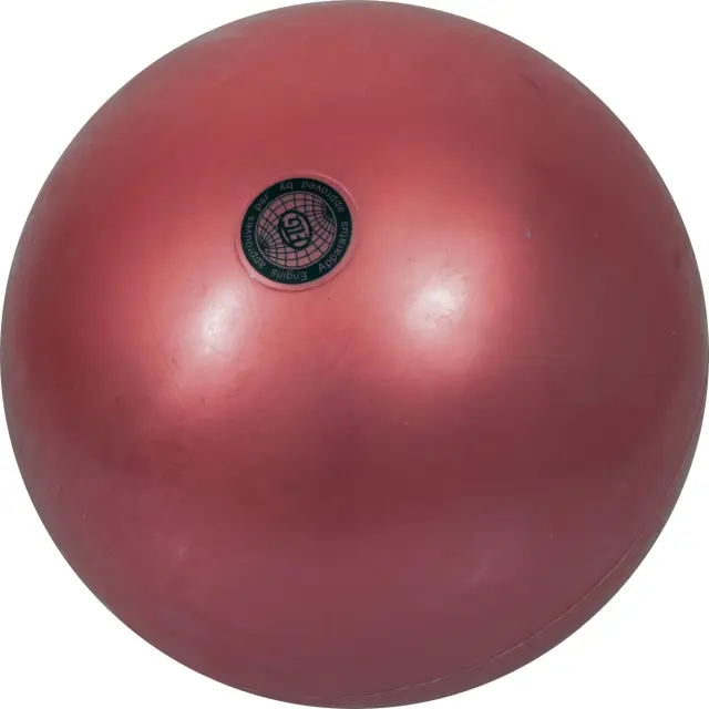 AMILA Μπάλα Ρυθμικής Γυμναστικής 19cm FIG Approved, Fire Red με Strass (98932)