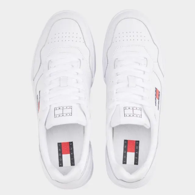 Tommy Hilfiger - Ανδρικά Sneakers Cupsole Leather Ess EM0EM01443-YBR Λευκό - 46 3