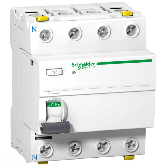 Circuit breaker iID 4P 100A 100mA A-SI (A9Z32491)