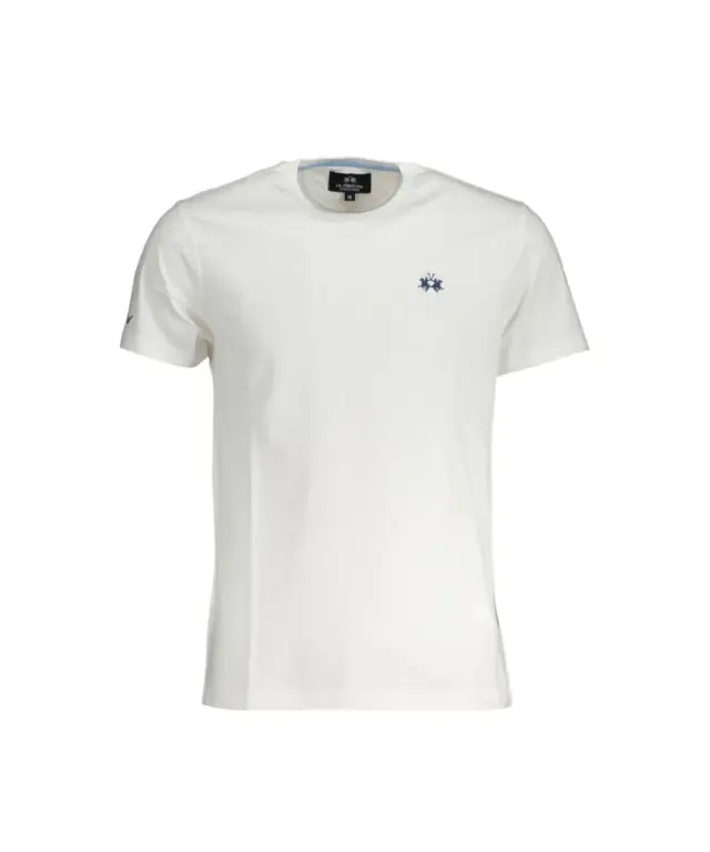 La Martina - Ανδρικό T-Shirt Heritage Regular Fit XMR010-JS206-00001 Λευκό 3
