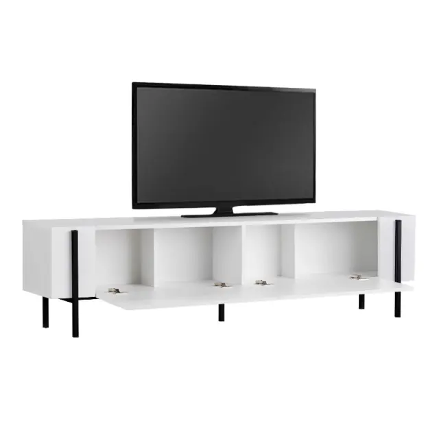 Έπιπλο τηλεόρασης Nexus Megapap χρώμα λευκό 180x30x45,5εκ. 3