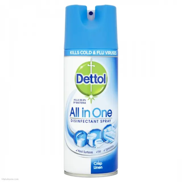 Dettol All In One Καθαριστικό Spray Γενικής Χρήσης με Απολυμαντική Δράση Crisp Linen 400ml