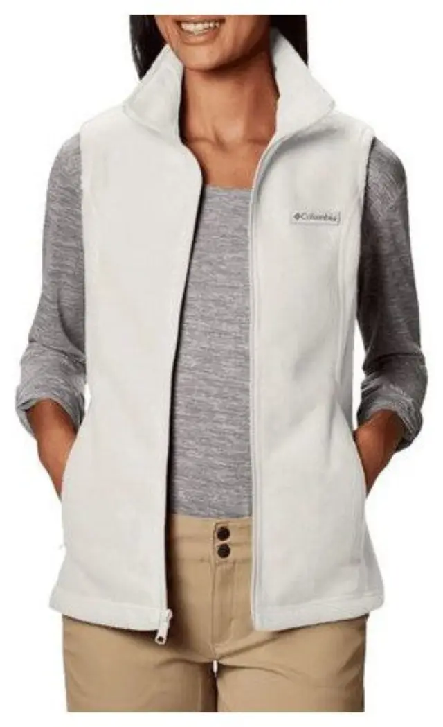 Benton Springs Vest Sea Salt Γυναικείo Αμάνικο Fleece Columbia - 1372121-125 3