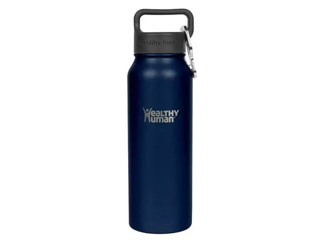 Μπουκάλι Θερμός Stein Healthy Human με χωρητικότητα 621ml και διατήρηση θερμοκρασίας 12h ζεστό / 24h κρύο - Navy 21OZ Navy 2
