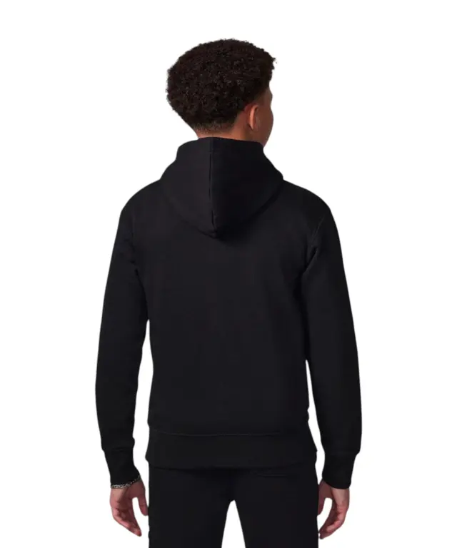Jordan - Παιδική Μπλούζα Φούτερ με Κουκούλα Baseline MJ Stretch 95D665-023 Μαύρο - 10-12 ετών 2
