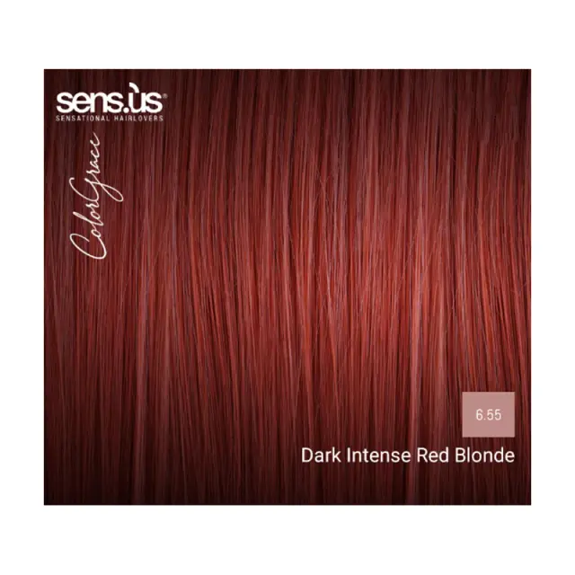 Sensus Color Grace M3K 6.55 Dark Intense Red Blonde 100ml - (μόνιμη βαφή έντονο κόκκινο ξανθό σκούρο) 2
