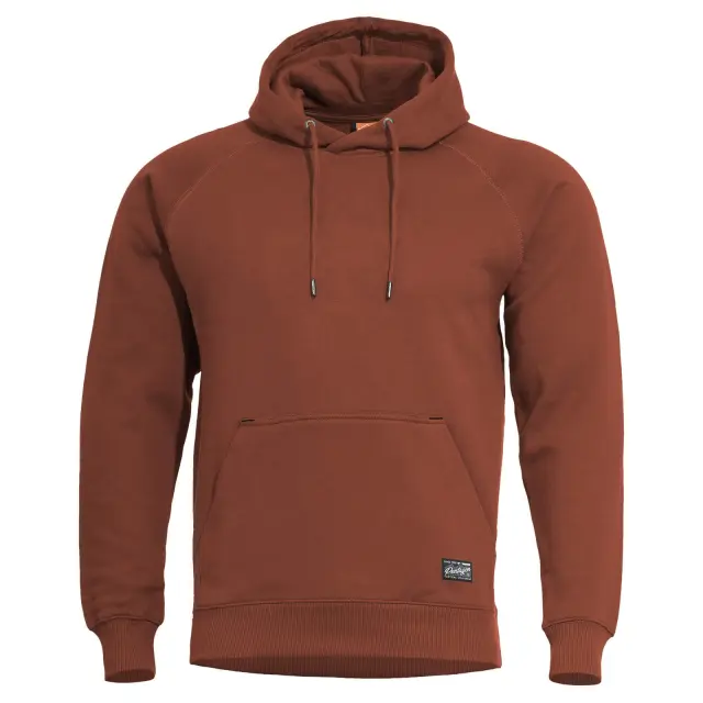 Pentagon Phaeton Hood Sweater-Μπλούζα Φούτερ για Καθημερινή Χρήση - 74-Maroon Red-Κεραμιδί