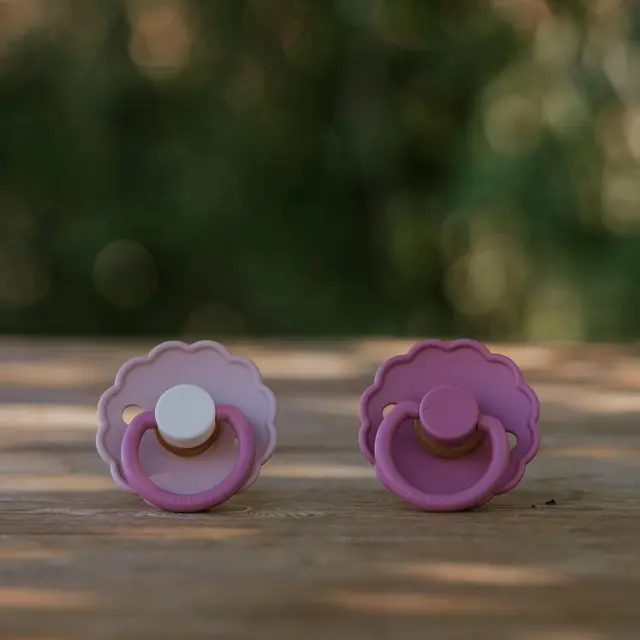 Σετ 2 Πιπίλες Σιλικόνης FRIGG Daisy - Peony/Cedar - 0-6 Μηνών Baby Oliver 2