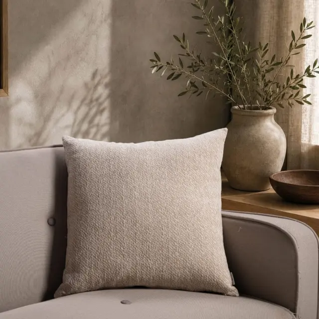 Μαξιλαροθήκη Dayton 02 Beige TEORAN 30x50cm με γέμιση