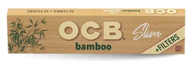 OCB Χαρτάκια Bamboo King Size Slim με Τζιβάνες