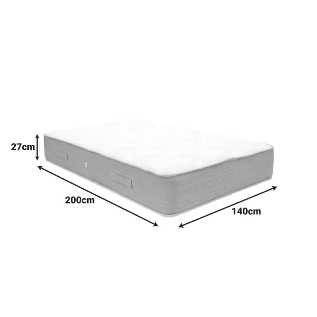 Στρώμα Sleepy pakoworld bonnel spring διπλής όψης 27cm 140x200εκ 3