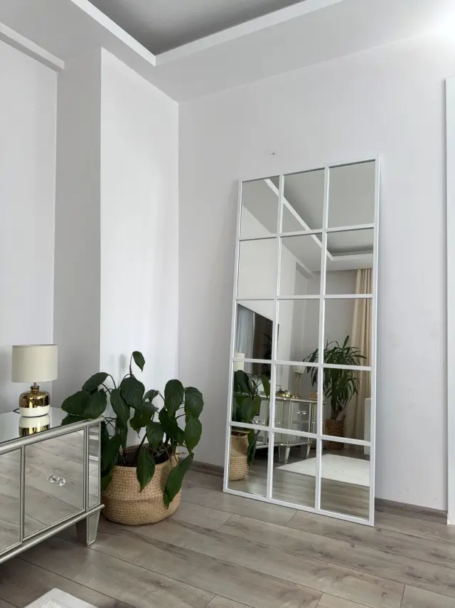Stewehome Καθρέφτης Σώματος Μαύρο Πλαίσιο Μοντέλο 5-3 180x80 cm 2