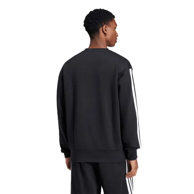 adidas Sportswear Men's 3Stripes Fleece Sweatshirt Μαύρο JE6304 (adidas Sportswear) 2