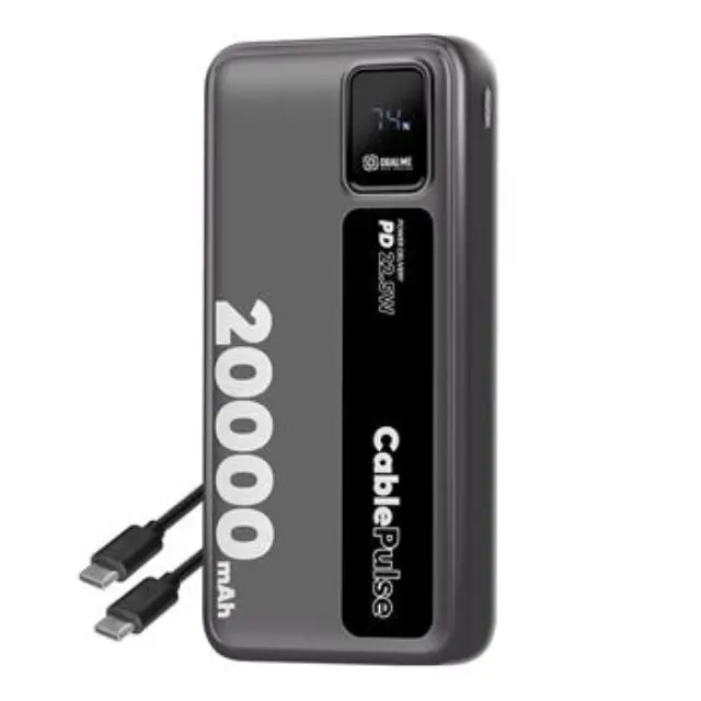 OBAL:ME CablePulse Powerbank 20000mAh 22,5W Black