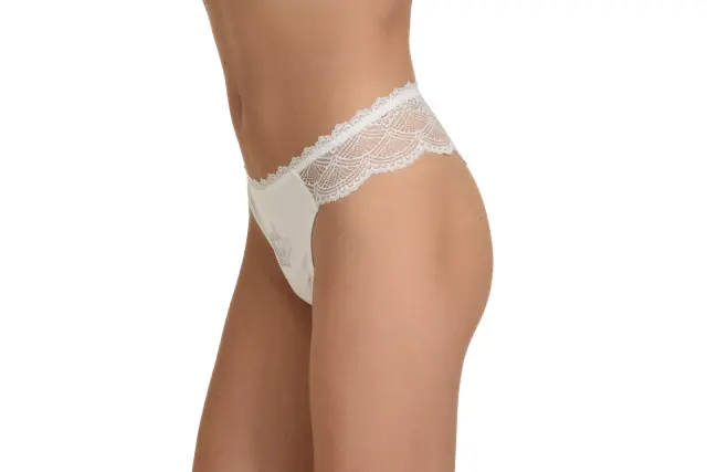 Miss Rosy Νυφικό Σλιπ Strass Crown Ιβουάρ 2