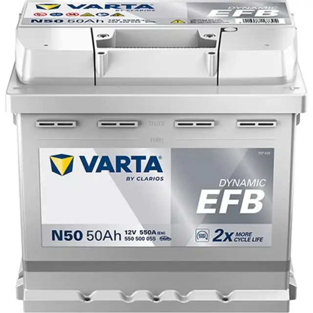 Μπαταρία Αυτοκινήτου VARTA Dynamic EFB N50 12V 50Ah 550A (EN)