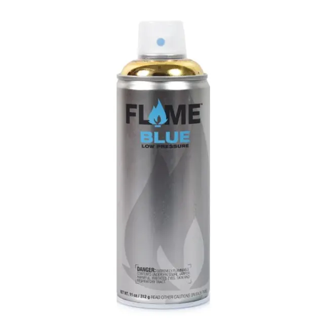 Flame Blue Chrome Spray Paint 400ml FB-906 Gold