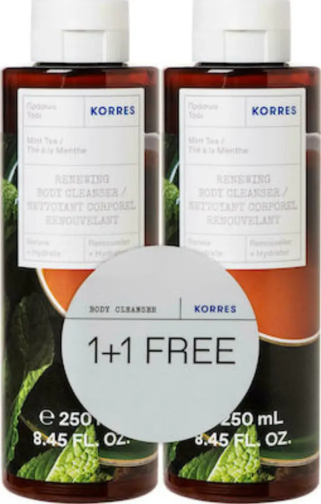 Korres Mint Tea Αφρόλουτρο (2x250ml) 500ml