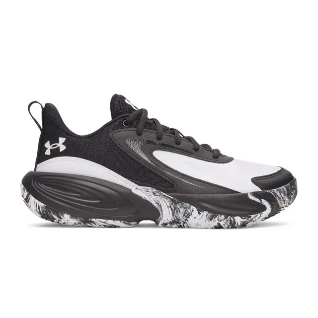 Under Armour Boy's Lockdown 8 (GS) Άσπρο - Μαύρο 6009398-001 (Under Armour)