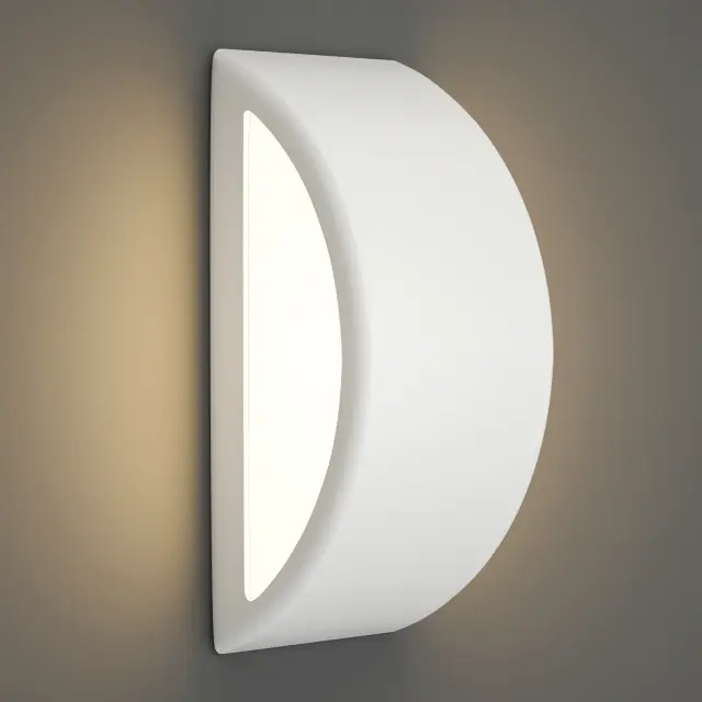 it-Lighting Clear 1xE27 Outdoor Up-Down Wall Lamp White D:32cmx13cm (80202724) 2
