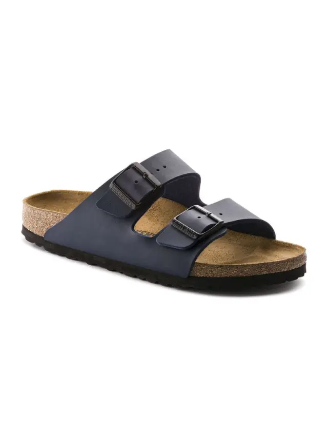 Birkenstock Πέδιλα Unisex Birko-Flor(ανθεκτικό υλικό της Birkenstock-επιτρέπει την επαφή με το νερό) Μπλέ BIR/ARIZONA 051753 BLU B-F 2