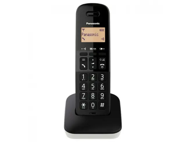 Ασύρματο Ψηφιακό Τηλέφωνο Panasonic KX-TGB610GRW Μαύρο-Λευκό με Πλήκτρο Αποκλεισμού Κλήσεων 2