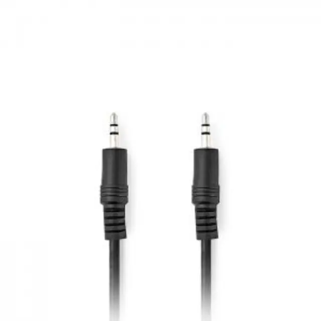 Καλώδιο ήχου 3,5mm αρσ. Stereo - 3,5mm αρσ. Stereo, 0.5m σε μαύρο χρώμα. 2