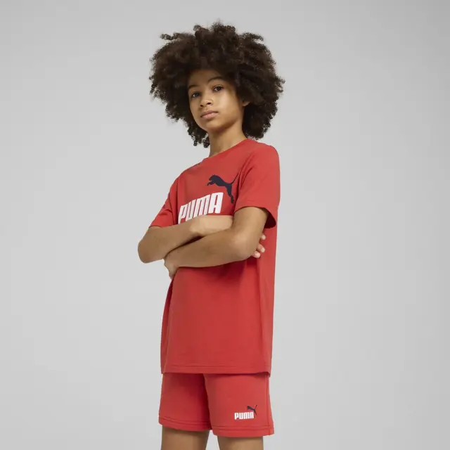 Puma Ess 2 COLOR No.1 Logo ΠΑΙΔΙΚΗ ΜΠΛΟΥΖΑ (685778-15) - Κόκκινο
