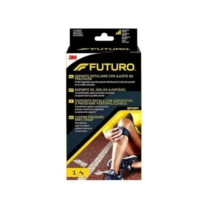 3M Futuro Ρυθμιζόμενος Επίδεσμος Για Το Γόνατο Sport Χρώμα:Μαύρο Μέγεθος:One Size [09189] 1τμχ