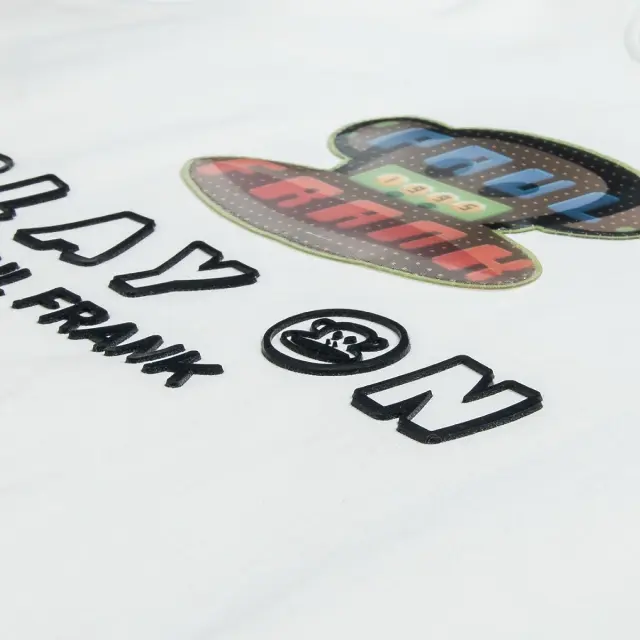 Μπλούζα Paul Frank με γυαλιστερό patch και ανάγλυφα γράμματα 2