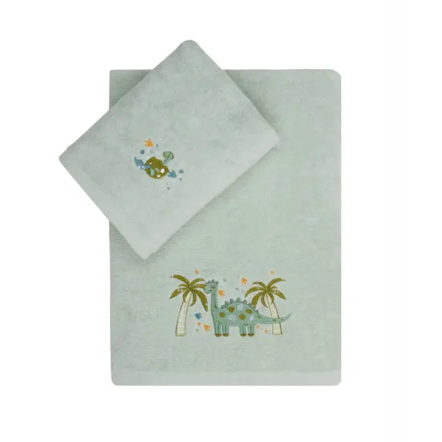 Σετ Πετσέτες 2 Τεμαχίων Kentia Pachy Blue-Green 70x125,50x70
