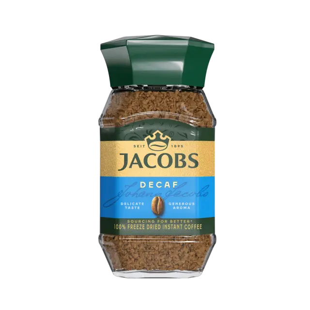 Jacobs Decaf Στιγμιαίος Καφές Χωρίς Καφεΐνη 100g